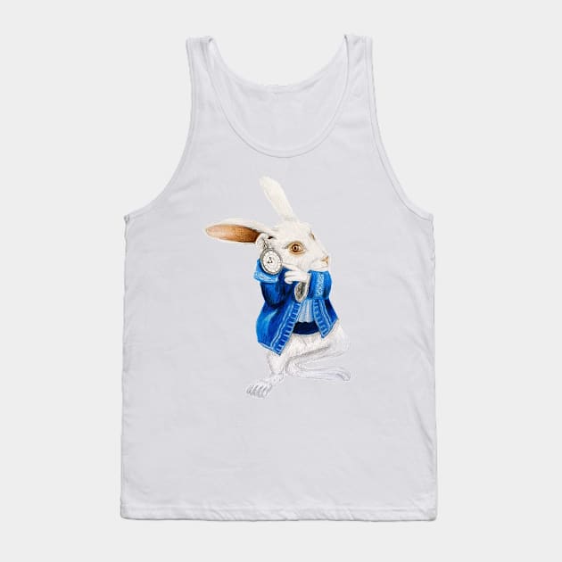 The White Rabbit Tank Top by Asgardarts